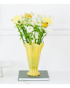 Maljakko keltainen 23cm