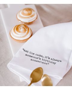 Keittiöpyyhe eat the cake