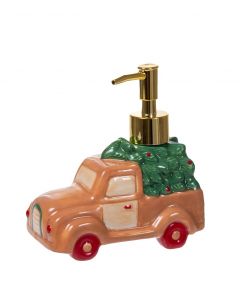 Pumppupullo jouluauto beige