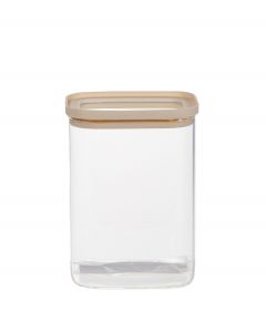 Lasipurkki 1100ml kerma/kirkas