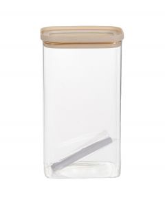 Lasipurkki 1600ml kerma/kirkas