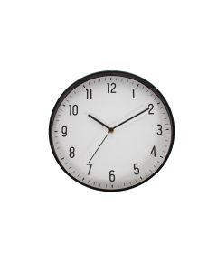 Seinäkello 30cm musta