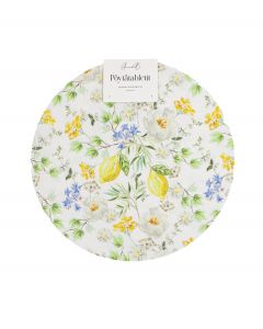 Pöytätabletti 4kpl kukkakuvio pyör.