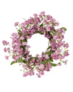 Kranssi 42cm pinkit kukat