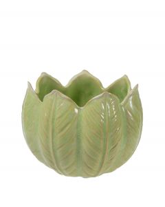 Ruukku vihreä kukka 14x14x11cm