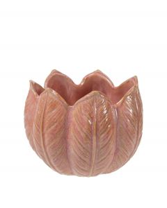 Ruukku pinkki kukka 14x14x11cm