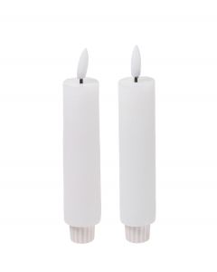 Kruunukynttilä sis.2kpl LED 16,5cm