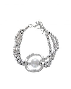 Rannekoru hopea/helmi