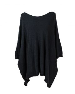 Poncho musta