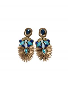 Korvakorut kulta/turkoosi