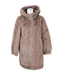 Takki tekoturkis camel L