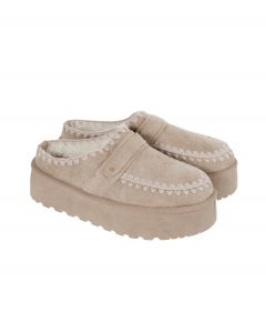 Paksupohjaiset pistokkaat beige 40