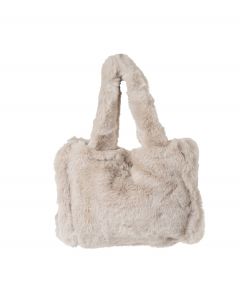Tekoturkislaukku beige LILY