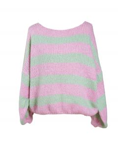 Neule raidallinen pastelli ADELINE