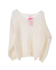 Mohairneule valkoinen