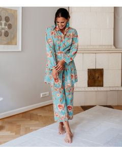Culottes housut turkoosi M NOEMI