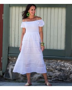 Mekko valkoinen S/M LAURA