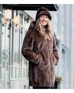 Tekoturkistakki t.ruskea S DORA