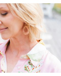 Korvakorut persikka/kulta