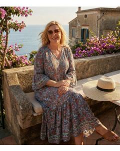 Mekko sininen pitkä ESMERALDA