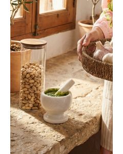 Lasipurkki 28cm akaasia CASA