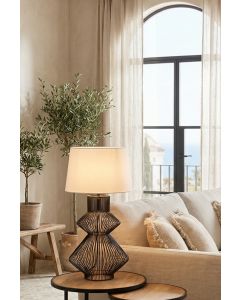 Pöytävalaisin 63cm musta CASUAL