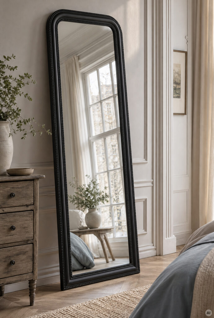 Peili 56x147cm musta CLASSIC