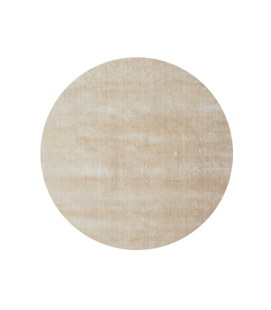 Viskoosimatto Ø135cm beige FLAVIA - Kuva 2