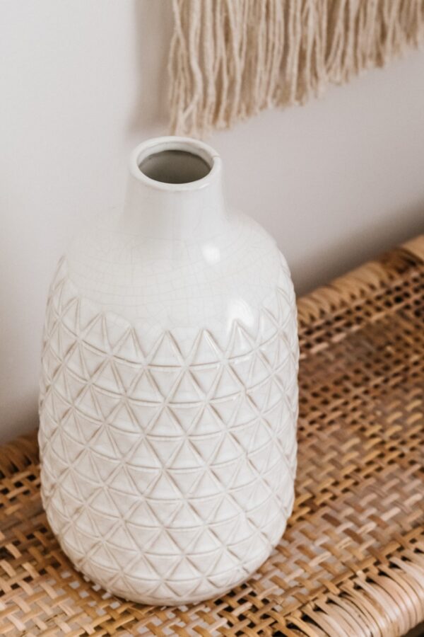 Vaasi 30cm valk. CERAMIC - Kuva 3