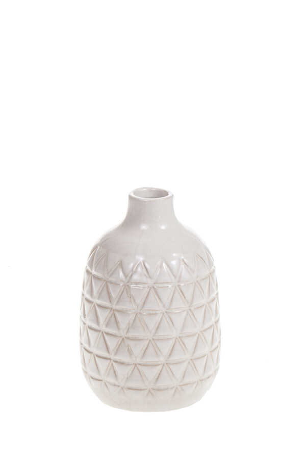 Vaasi 20cm valkoinen CERAMIC - Kuva 2