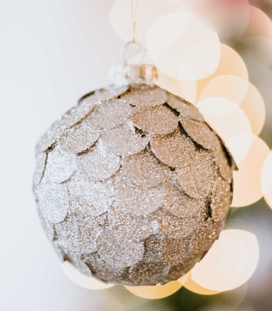Joulupallo GLITTER
