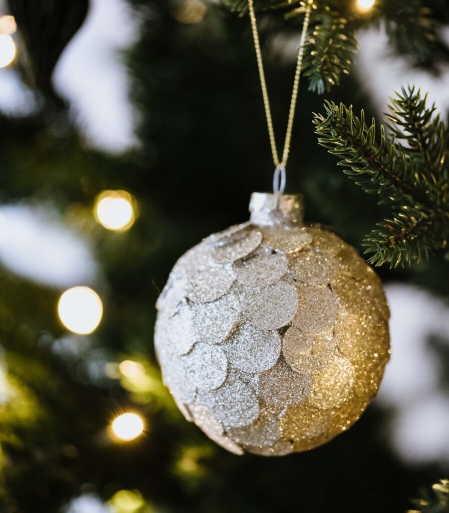 Joulupallo GLITTER