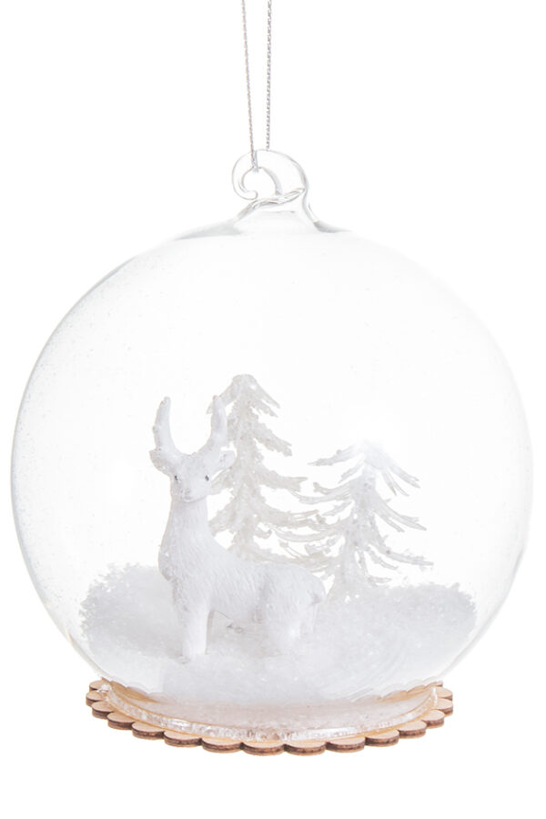 Joulupallo led-valoilla 10cm FROST - Kuva 3