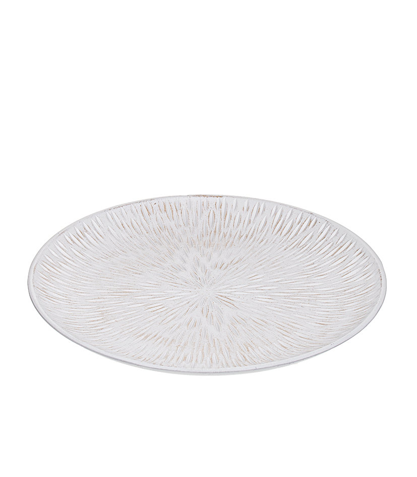 Koristelautanen 34cm valk AVA