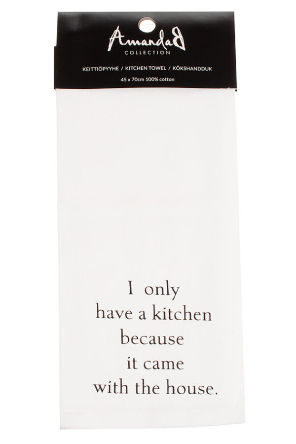Keittiöpyyhe I only have kitchen - Kuva 2