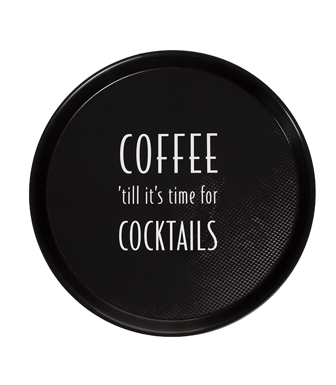 Tarjotin Ø35cm coffee