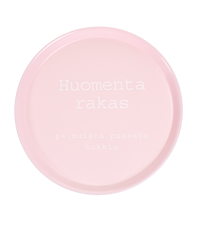 Tarjotin Ø35cm huomenta