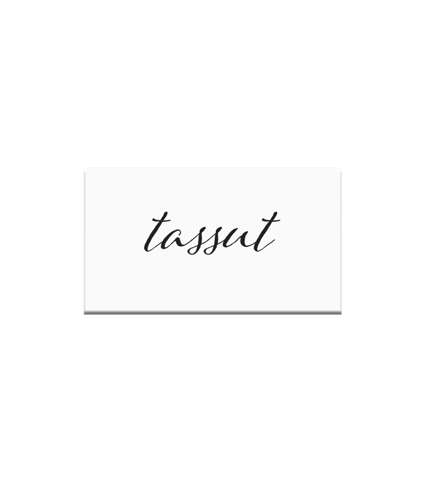 Kyltti 5x3cm tassut