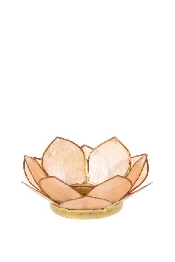 Tuikkukuppi lootus Ø11cm beige - Kuva 2