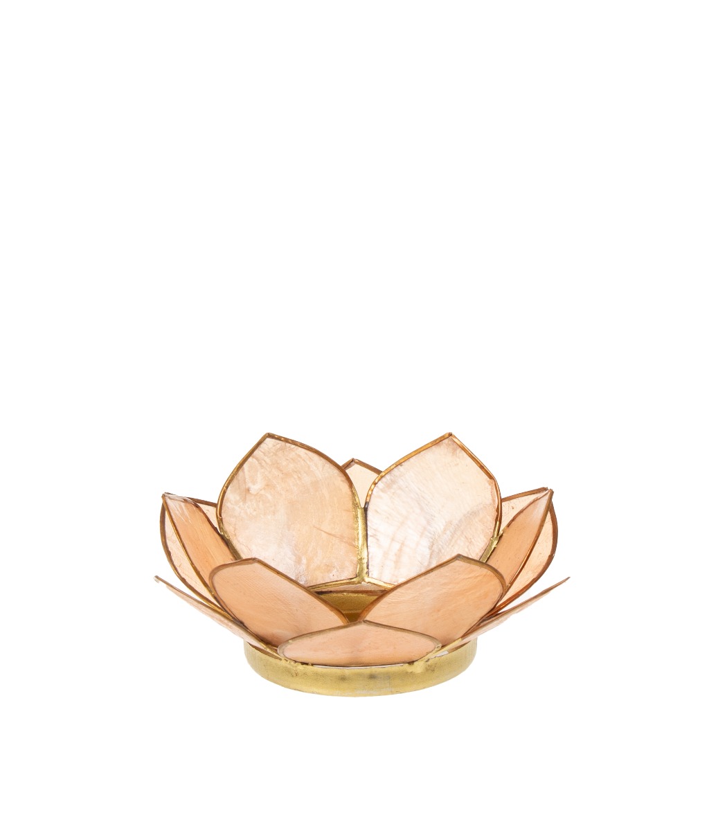 Tuikkukuppi lootus Ø11cm beige - Kuva 2