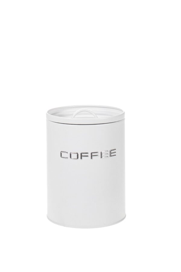 Peltipurkki Coffee valkoinen - Kuva 2