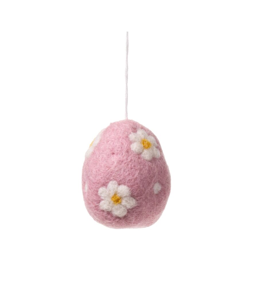 Pääsiäismuna rosa huovutettu