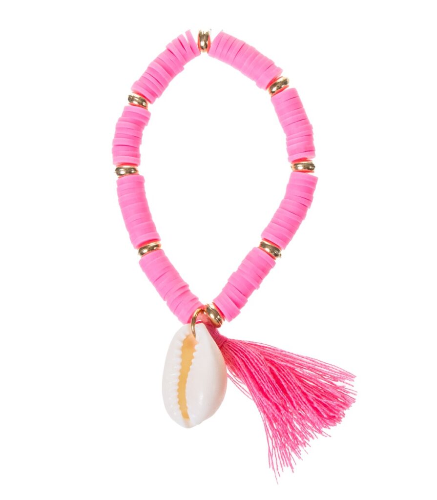 Rannekoru pinkki tassel