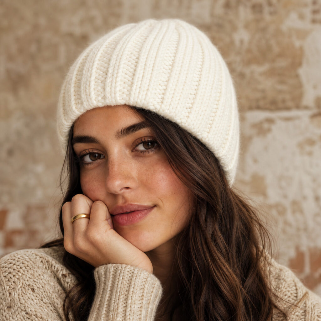 Pipo valkoinen BEANIE