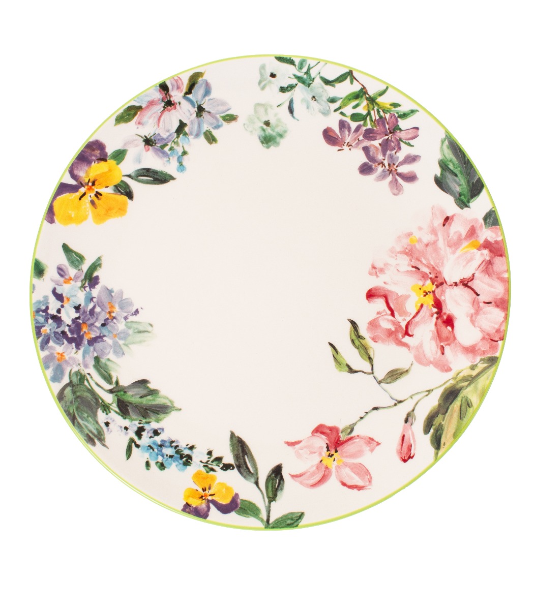 Ruokalautanen kukka 27cm - Kuva 2
