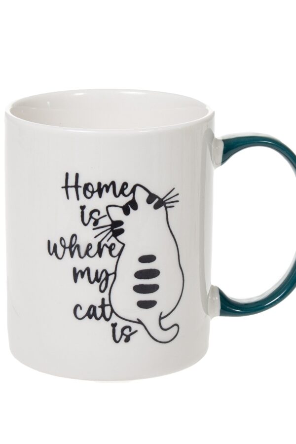 Muki home is where my cat is 310ml - Kuva 2
