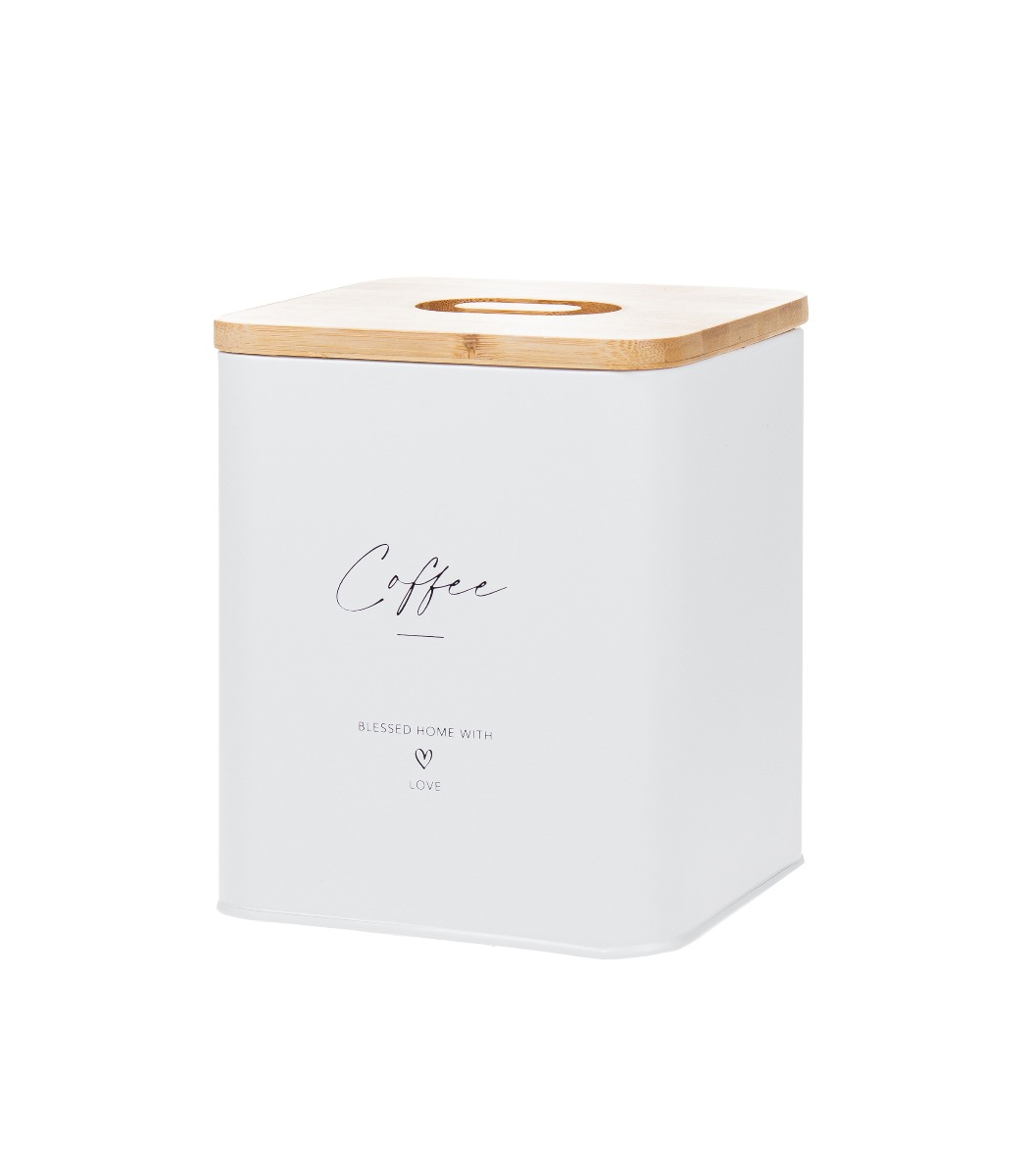Peltipurkki coffee valkoinen - Kuva 2