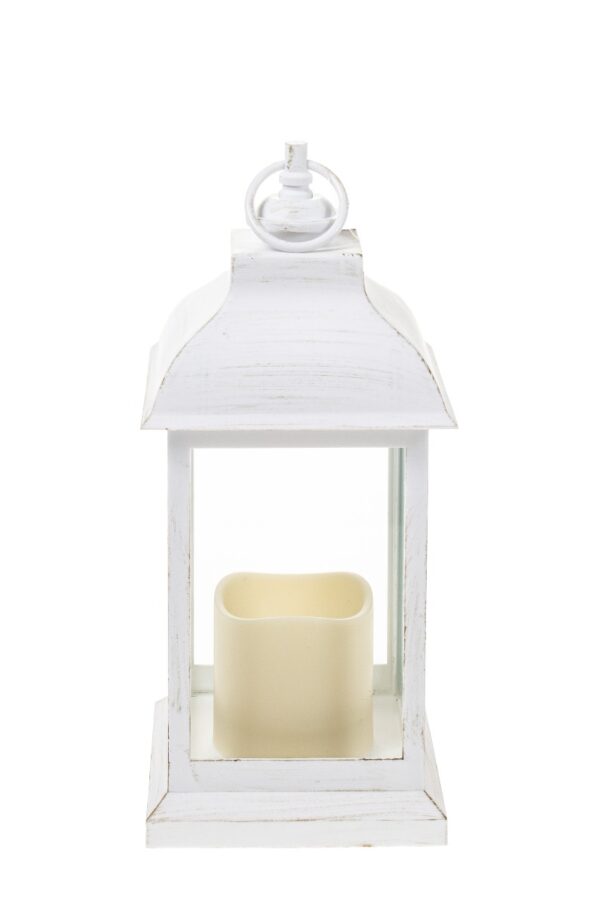 Led-lyhty 30cm valkoinen - Kuva 2