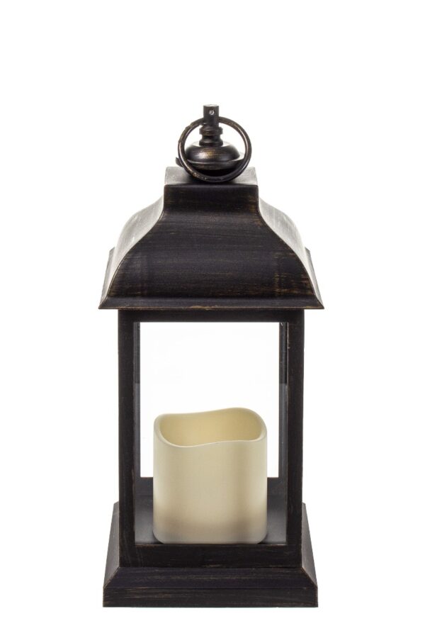 Led-lyhty 30cm musta - Kuva 2