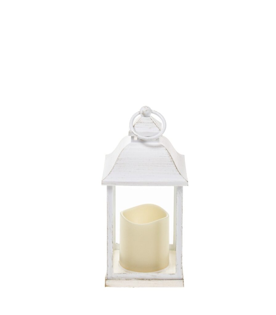 Led-lyhty 23cm valkoinen
